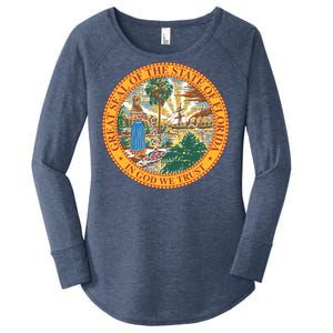 Florida State Seal Women's Perfect Tri Tunic Long Sleeve Shirt