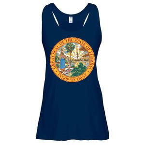 Florida State Seal Ladies Essential Flowy Tank