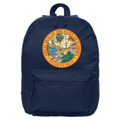 Florida State Seal 16 in Basic Backpack