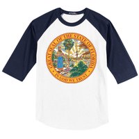 Florida State Seal Baseball Sleeve Shirt