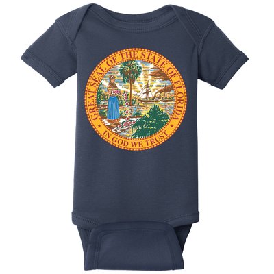 Florida State Seal Baby Bodysuit