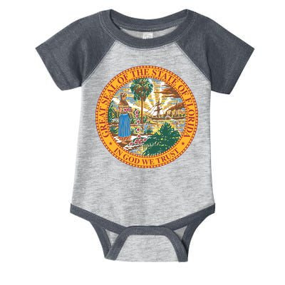 Florida State Seal Infant Baby Jersey Bodysuit