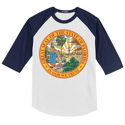 Florida State Seal Kids Colorblock Raglan Jersey