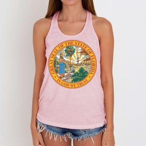 Florida State Seal Women's Knotted Racerback Tank