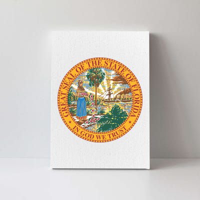 Florida State Seal Canvas