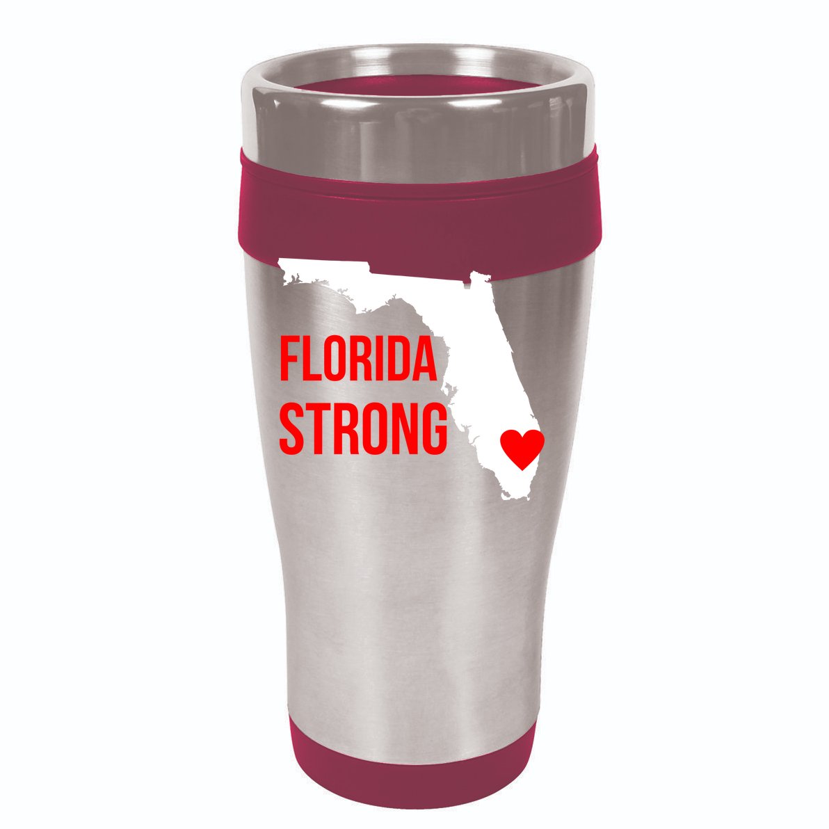 Florida Strong Hurricane Irma Support Garment-Dyed Fleece Hoodie