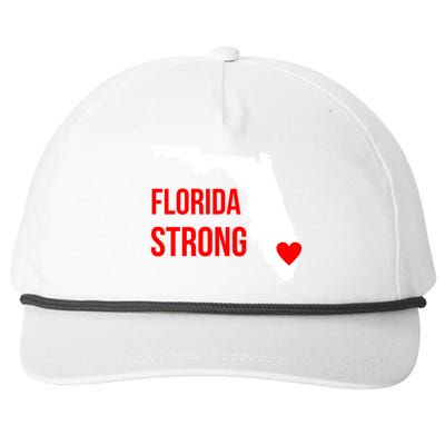 Florida Strong Hurricane Irma Support Snapback Five-Panel Rope Hat