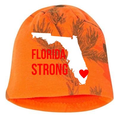 Florida Strong Hurricane Irma Support Kati - Camo Knit Beanie