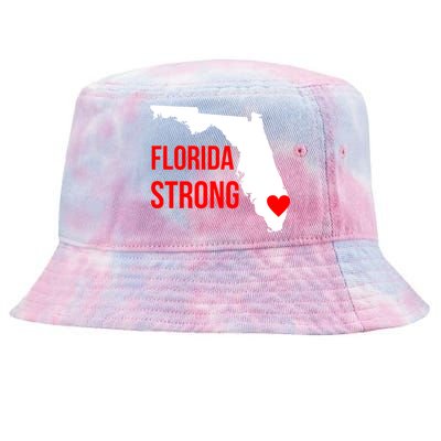 Florida Strong Hurricane Irma Support Tie-Dyed Bucket Hat