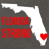 Florida Strong Hurricane Irma Support Cotton Canvas Backpack