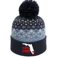 Florida Strong Hurricane Irma Support The Baniff Cuffed Pom Beanie