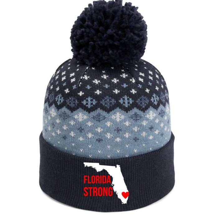 Florida Strong Hurricane Irma Support The Baniff Cuffed Pom Beanie