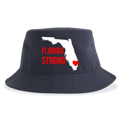 Florida Strong Hurricane Irma Support Sustainable Bucket Hat