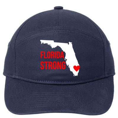 Florida Strong Hurricane Irma Support 7-Panel Snapback Hat