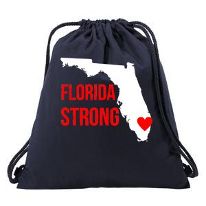 Florida Strong Hurricane Irma Support Drawstring Bag