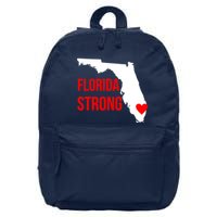 Florida Strong Hurricane Irma Support 16 in Basic Backpack
