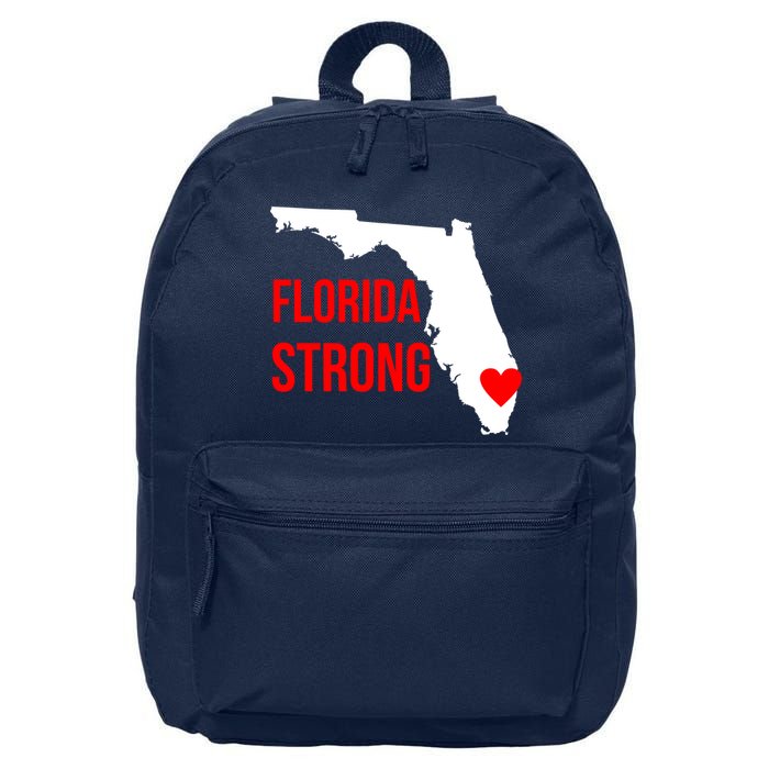 Florida Strong Hurricane Irma Support 16 in Basic Backpack
