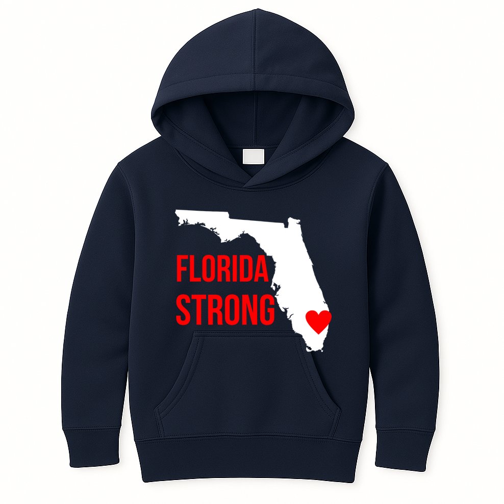 Florida Strong Hurricane Irma Support Kids Hoodie