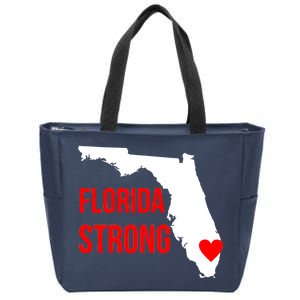 Florida Strong Hurricane Irma Support Zip Tote Bag