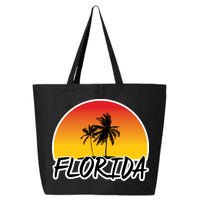 Florida Sunset Palm trees  25L Jumbo Tote