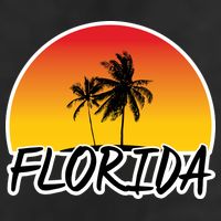 Florida Sunset Palm trees  25L Jumbo Tote