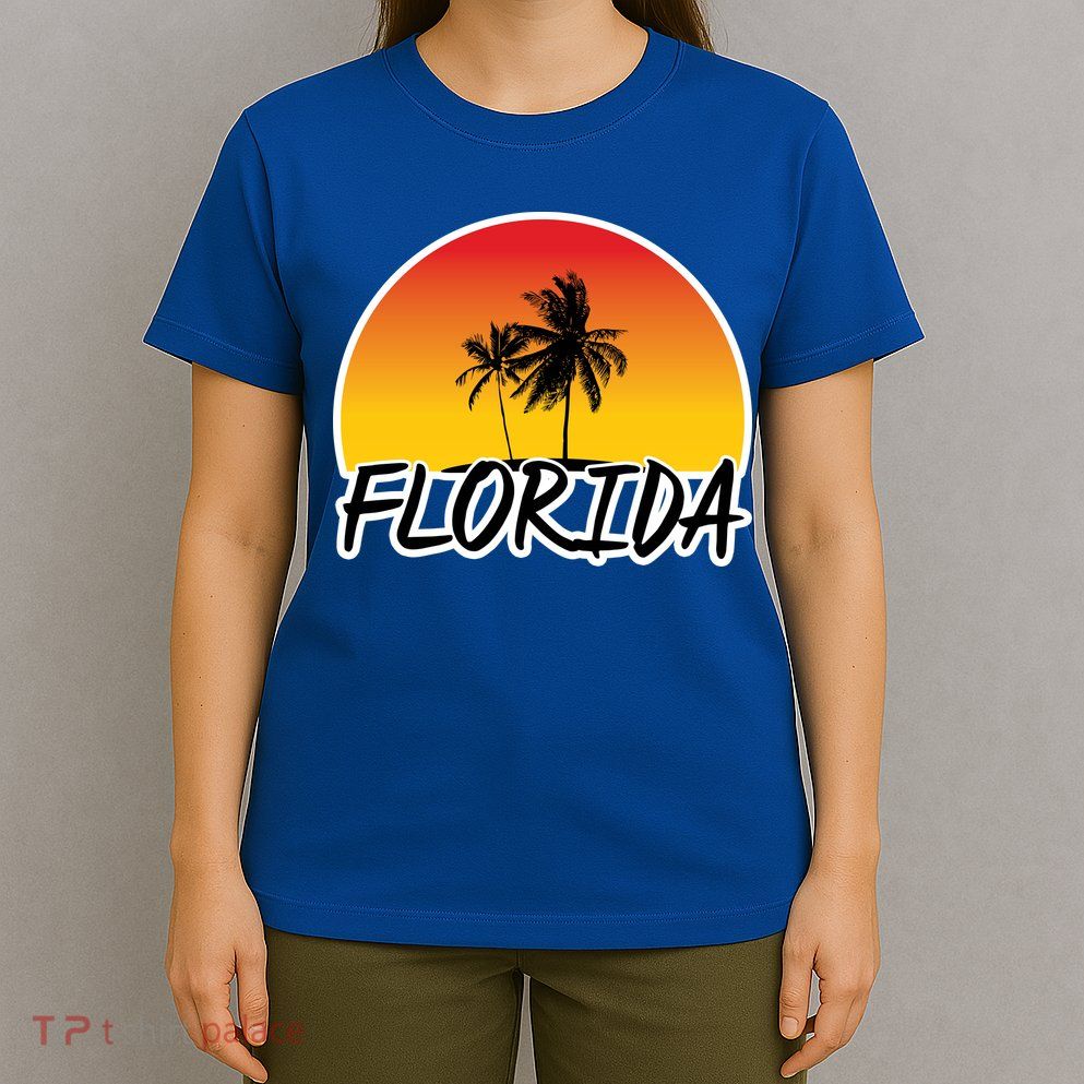Florida Sunset Palm trees  T-Shirt