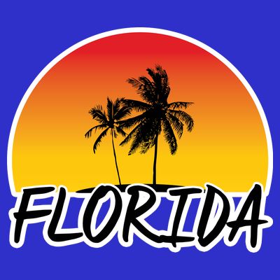 Florida Sunset Palm trees  T-Shirt