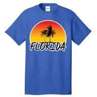 Florida Sunset Palm trees  Tall T-Shirt