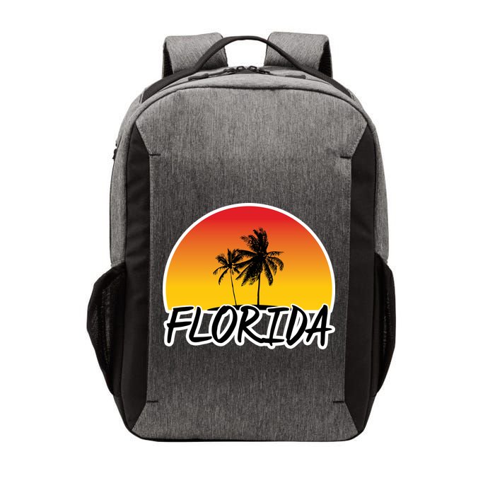Florida Sunset Palm trees  Vector Backpack