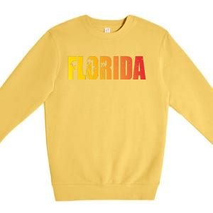 Florida Sunshine Logo Premium Crewneck Sweatshirt