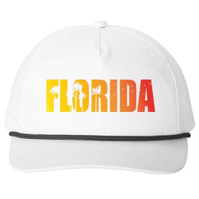 Florida Sunshine Logo Snapback Five-Panel Rope Hat