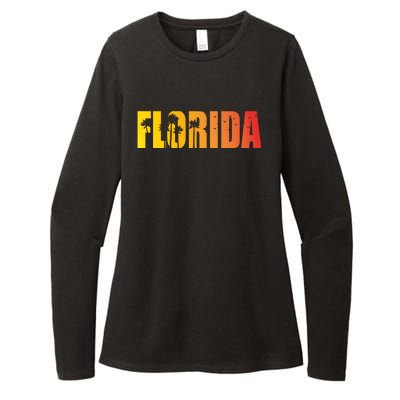 Florida Sunshine Logo Womens CVC Long Sleeve Shirt