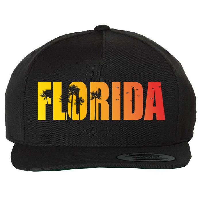 Florida Sunshine Logo Wool Snapback Cap
