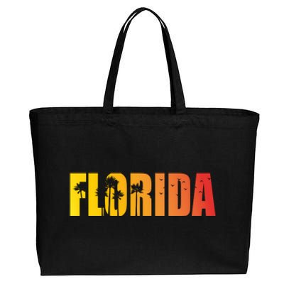 Florida Sunshine Logo Cotton Canvas Jumbo Tote