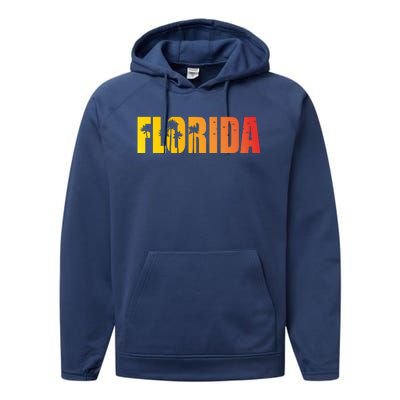 Florida Sunshine Logo Performance Fleece Hoodie