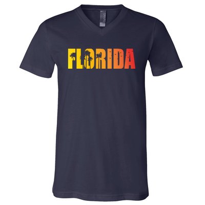 Florida Sunshine Logo V-Neck T-Shirt