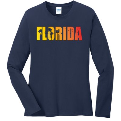 Florida Sunshine Logo Ladies Long Sleeve Shirt