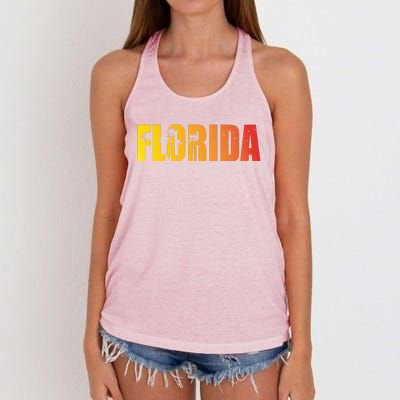 Florida Sunshine Logo Women's Knotted Racerback Tank