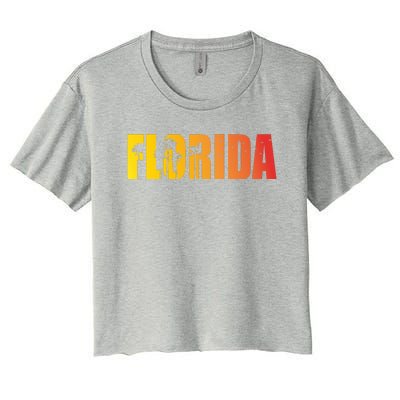 Florida Sunshine Logo Women's Crop Top Tee