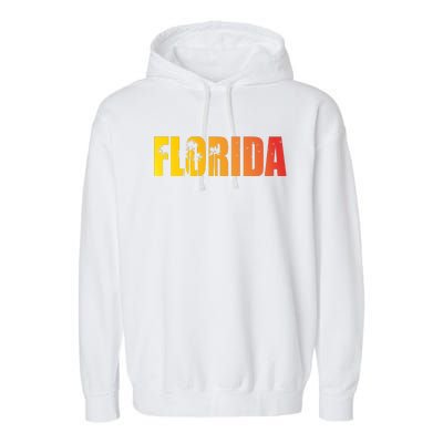 Florida Sunshine Logo Garment-Dyed Fleece Hoodie