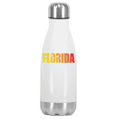 Florida Sunshine Logo Stainless Steel Insulated Water Bottle