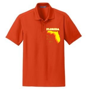 Florida The Sunshine State Dry Zone Grid Polo