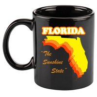 Florida The Sunshine State 11oz C Handle Ceramic Mug