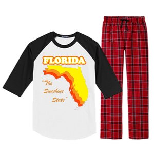 Florida The Sunshine State Raglan Sleeve Pajama Set