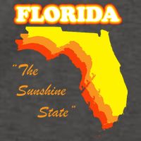 Florida The Sunshine State Vector Backpack