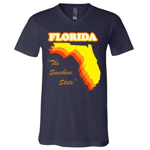 Florida The Sunshine State V-Neck T-Shirt