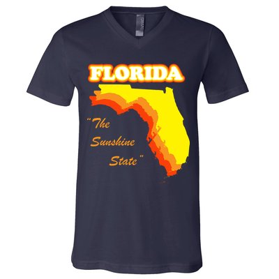 Florida The Sunshine State V-Neck T-Shirt