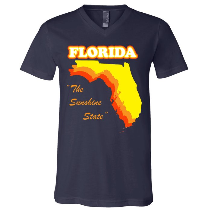 Florida The Sunshine State V-Neck T-Shirt