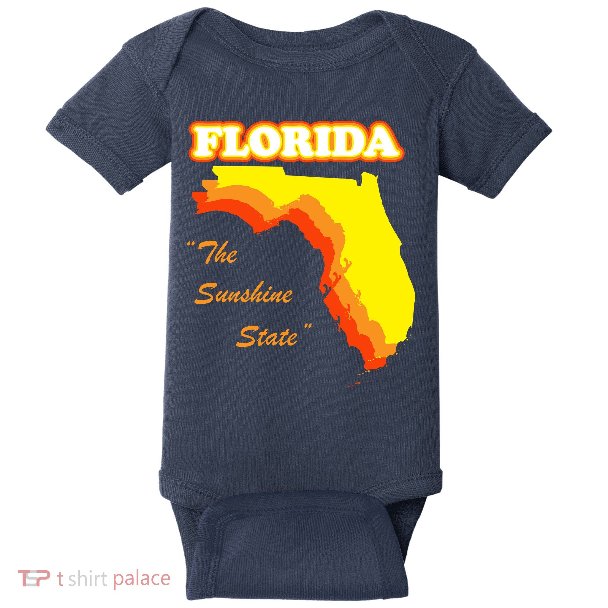 Florida The Sunshine State Baby Bodysuit