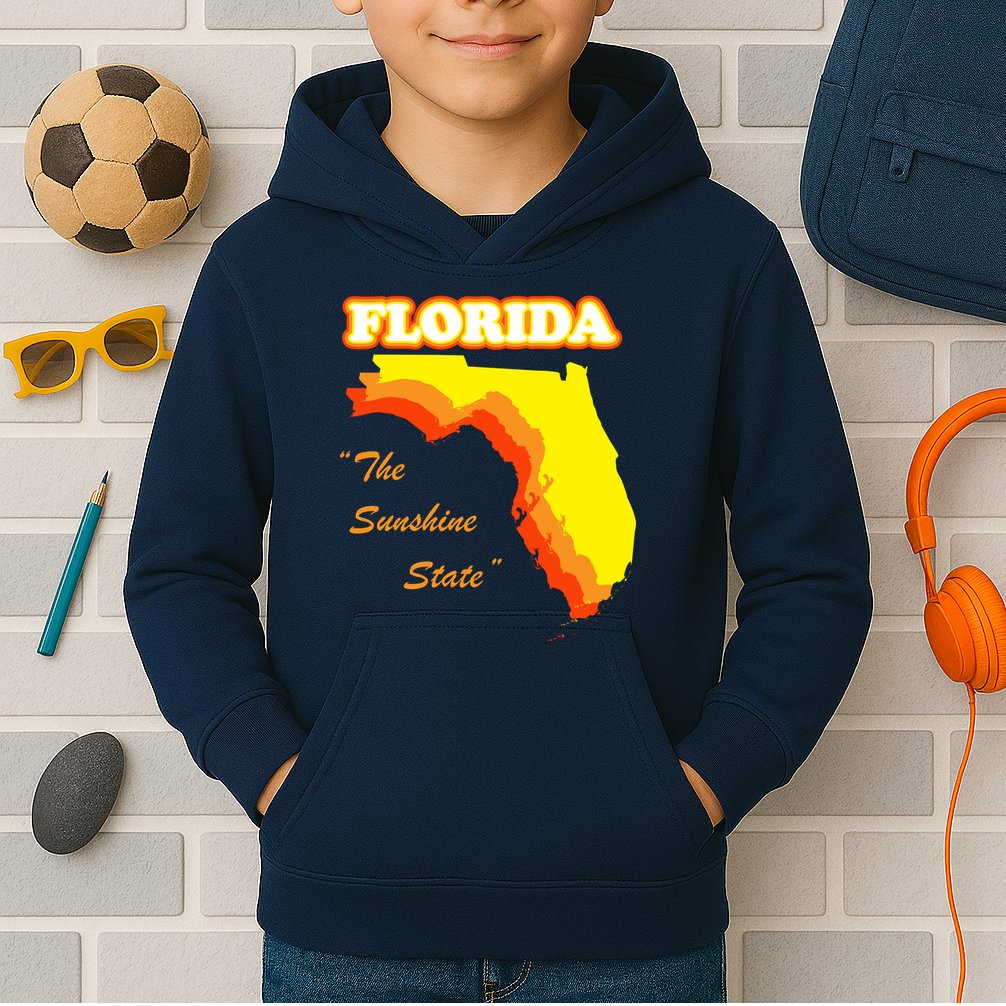 Florida The Sunshine State Kids Hoodie